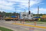 Dimensional load - P&H/Komatsu mining shovel base aboard PHMX 4435